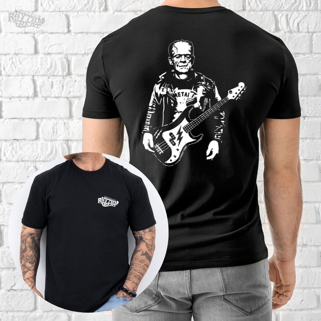 Frankenstein Monster Guitar T-Shirt