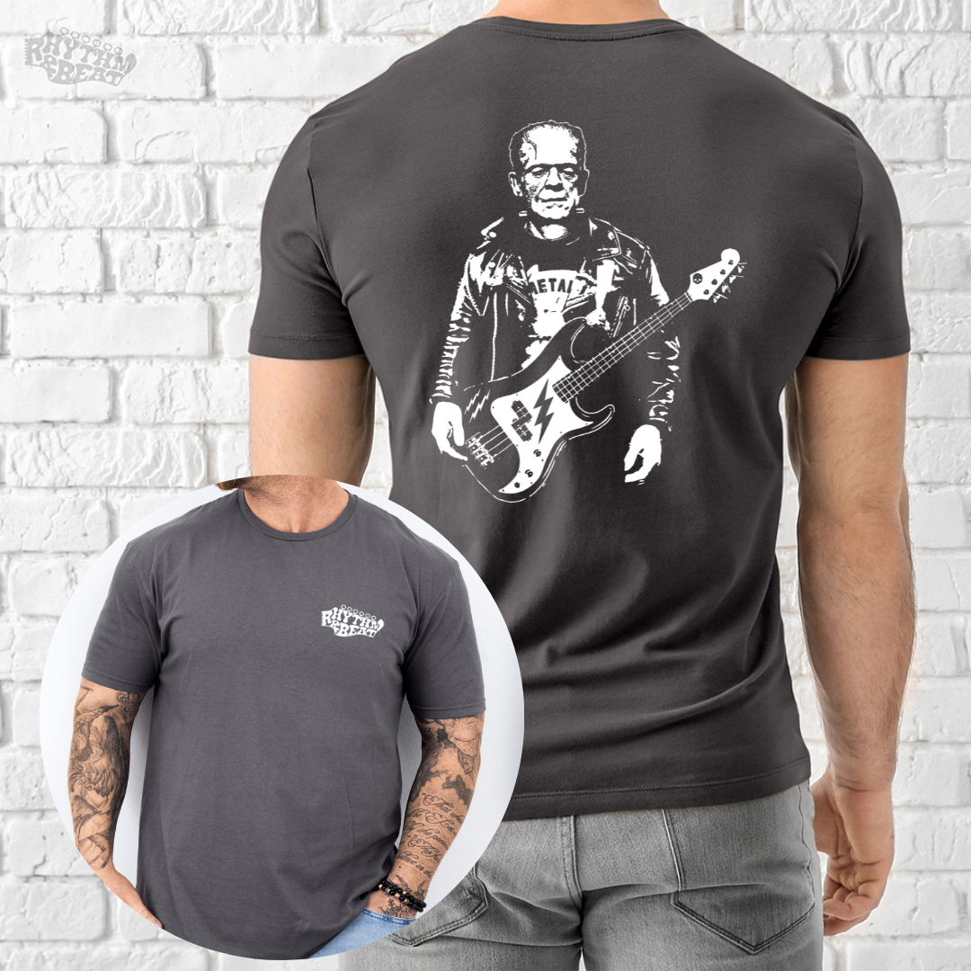 Frankenstein Monster Guitar T-Shirt