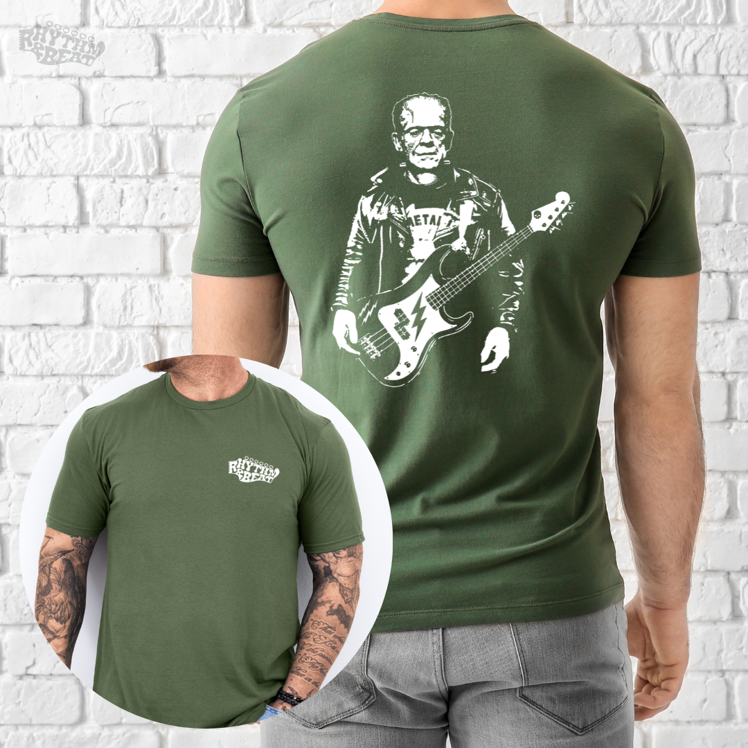 Frankenstein Monster Guitar T-Shirt