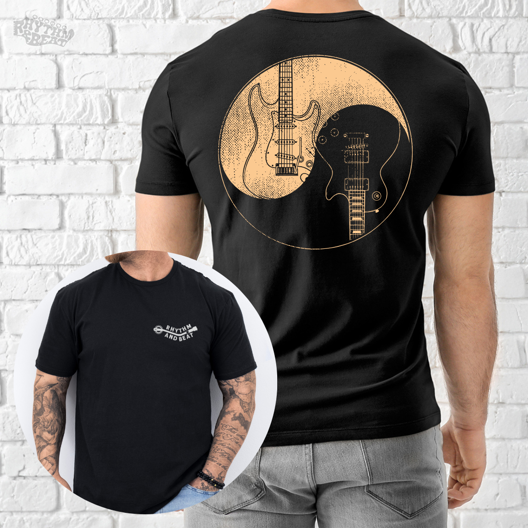 Yin Yang Electric Guitar T-Shirt