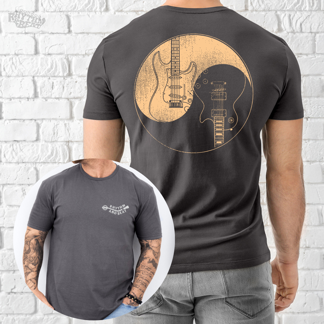 Yin Yang Electric Guitar T-Shirt