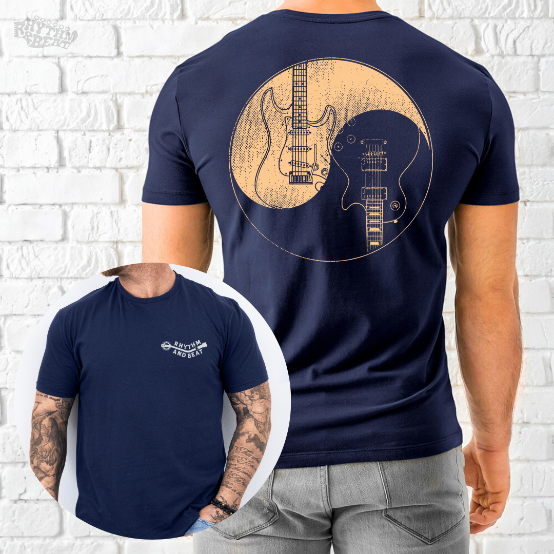 Yin Yang Electric Guitar T-Shirt