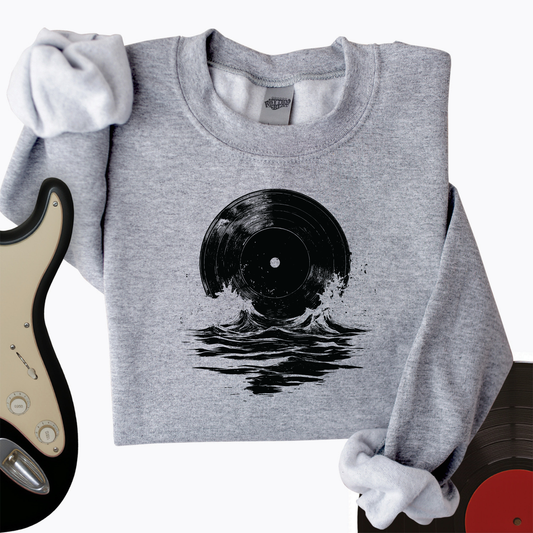 Vinyl Wave Crewneck
