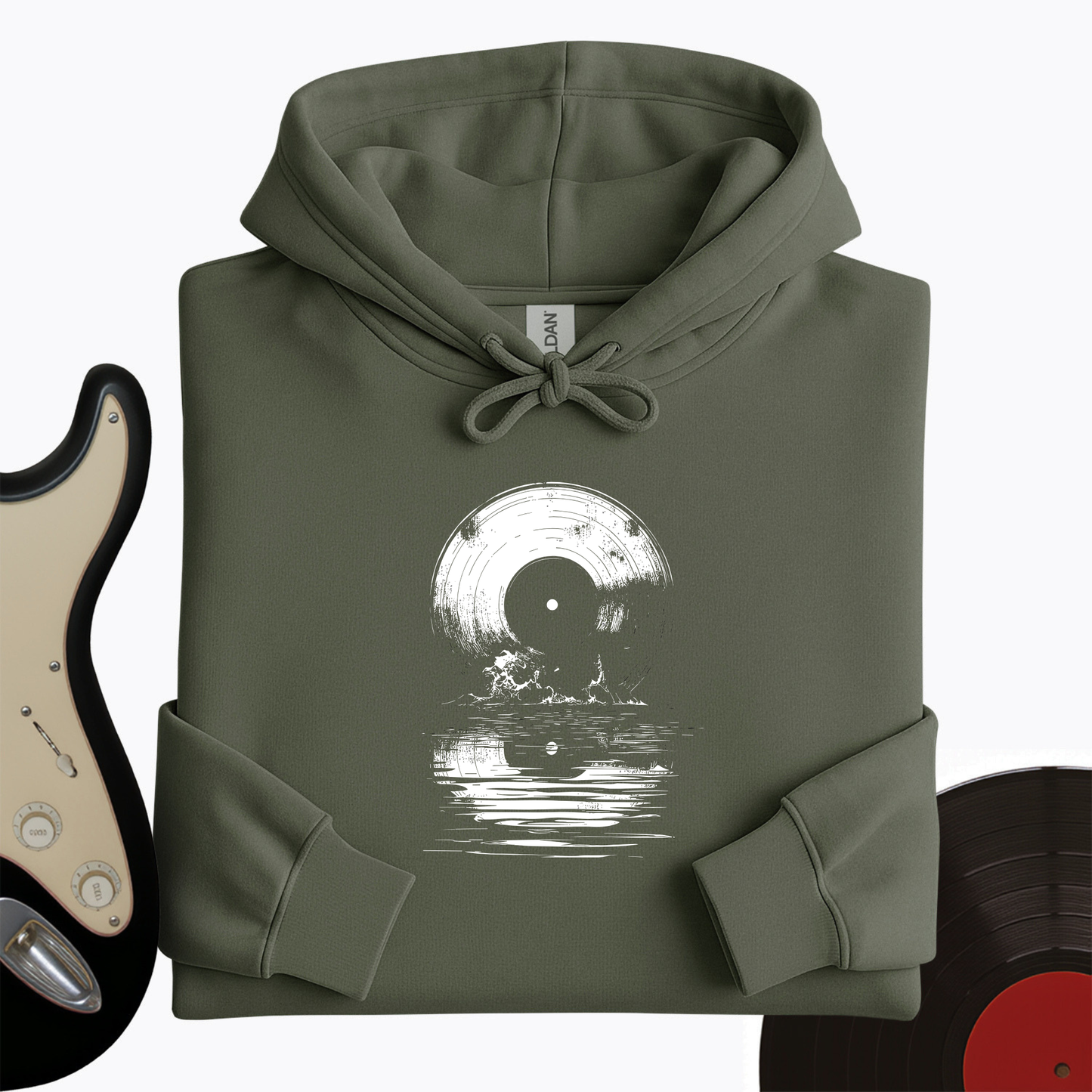 Vinyl Wave Hoodie