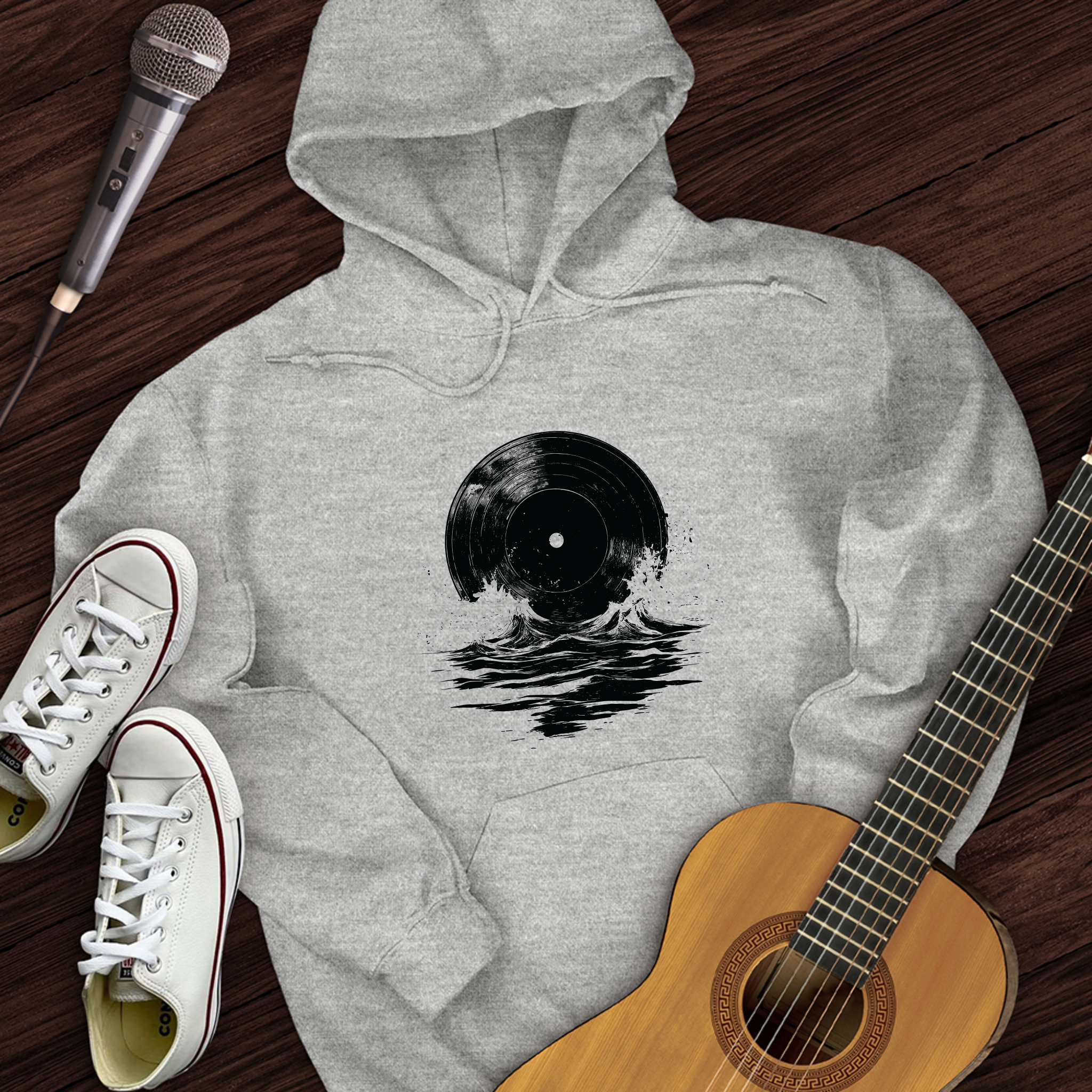 Vinyl Wave Hoodie