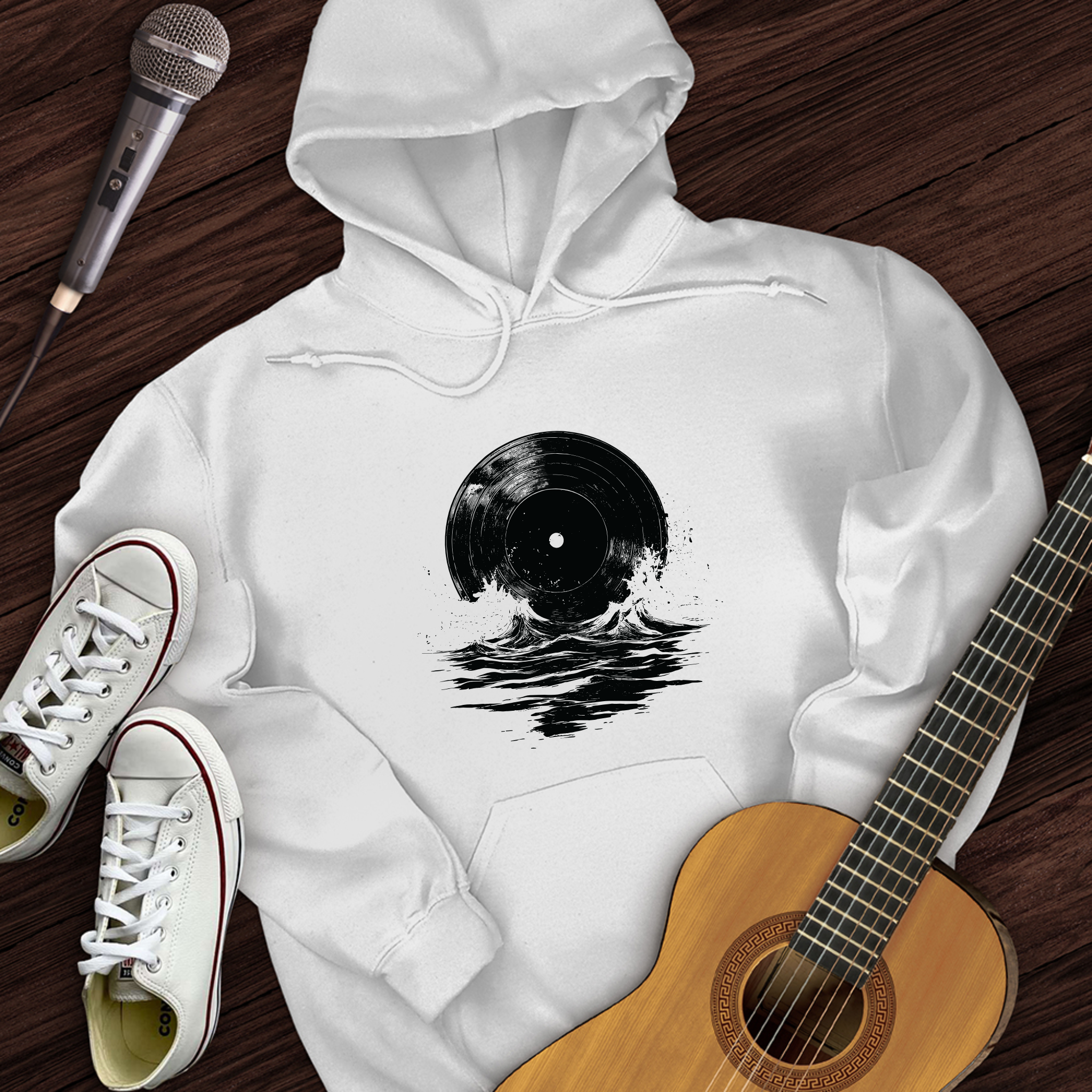 Vinyl Wave Hoodie