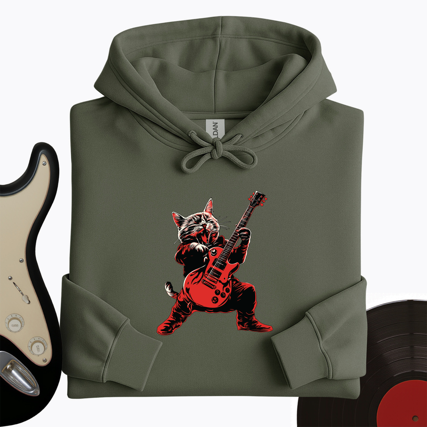 Meow And Roll Hoodie