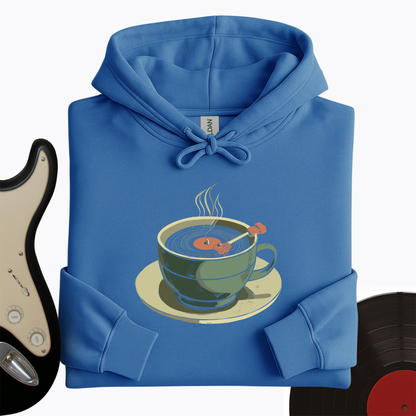 Coffee Cup Record Player Hoodie