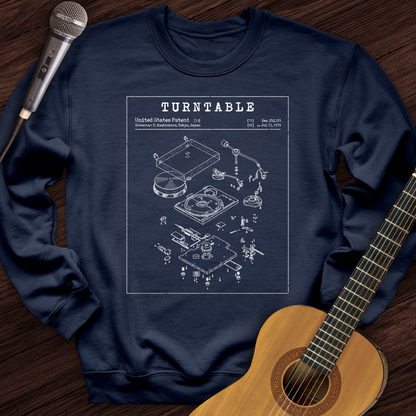 Turntable Patent Crewneck