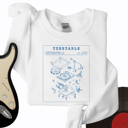 Turntable Patent Crewneck