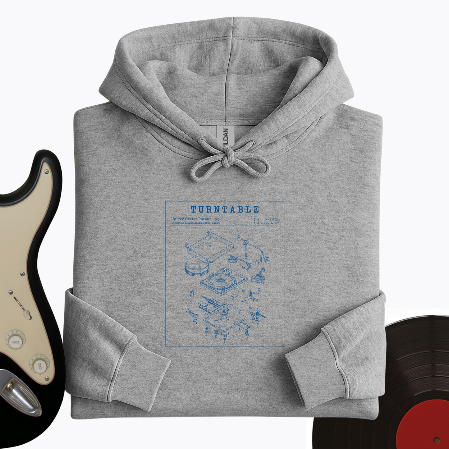 Turntable Patent Hoodie