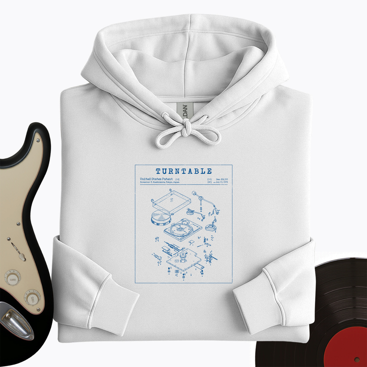 Turntable Patent Hoodie