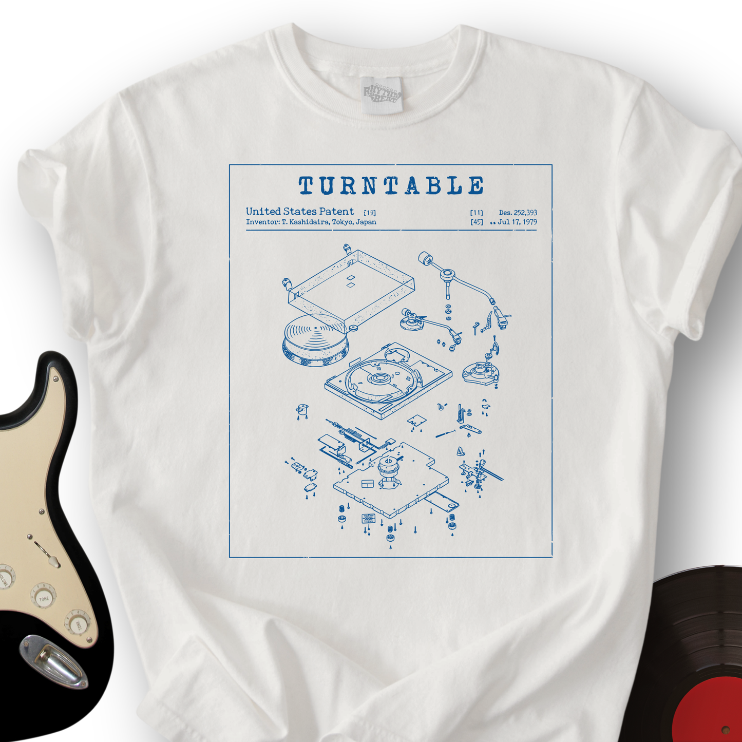 Turntable Patent T-Shirt