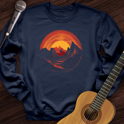 Vinyl Sunset Crewneck