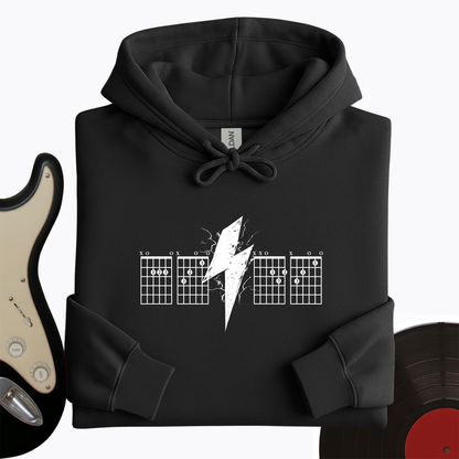 Lightning Bolt Guitar Chord Hoodie