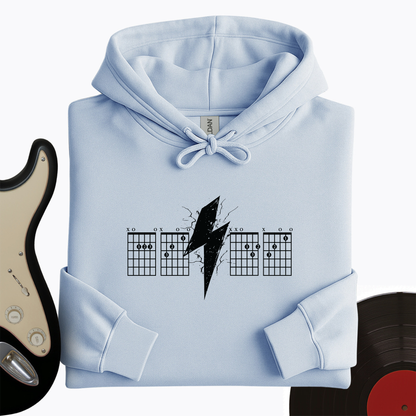 Lightning Bolt Guitar Chord Hoodie