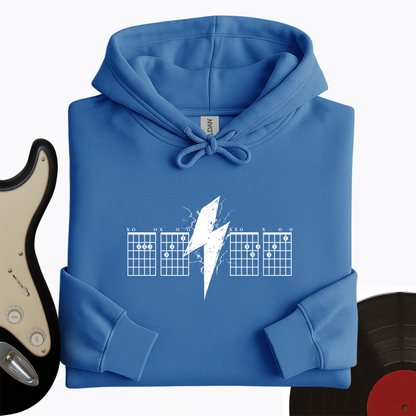 Lightning Bolt Guitar Chord Hoodie