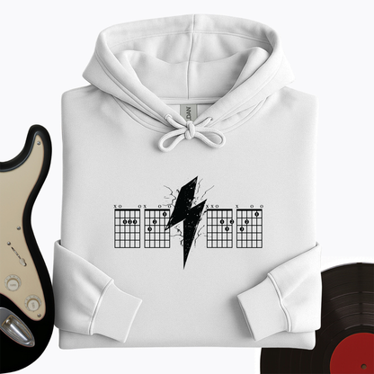 Lightning Bolt Guitar Chord Hoodie