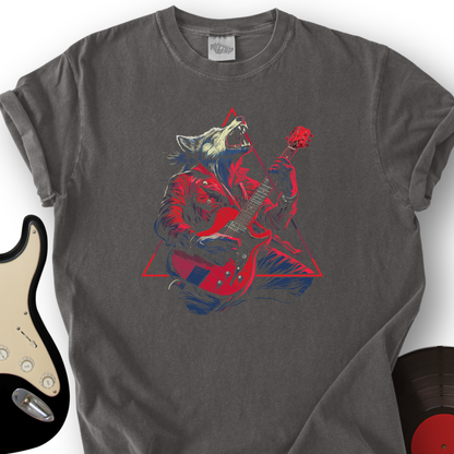 Fierce Wolf Guitar T-Shirt