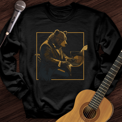 Piano Bear Crewneck