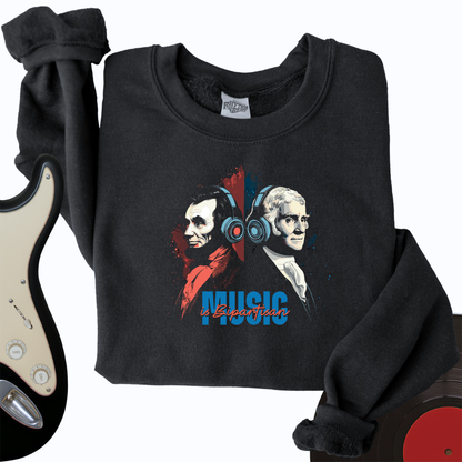 Music is Bipartisan Crewneck