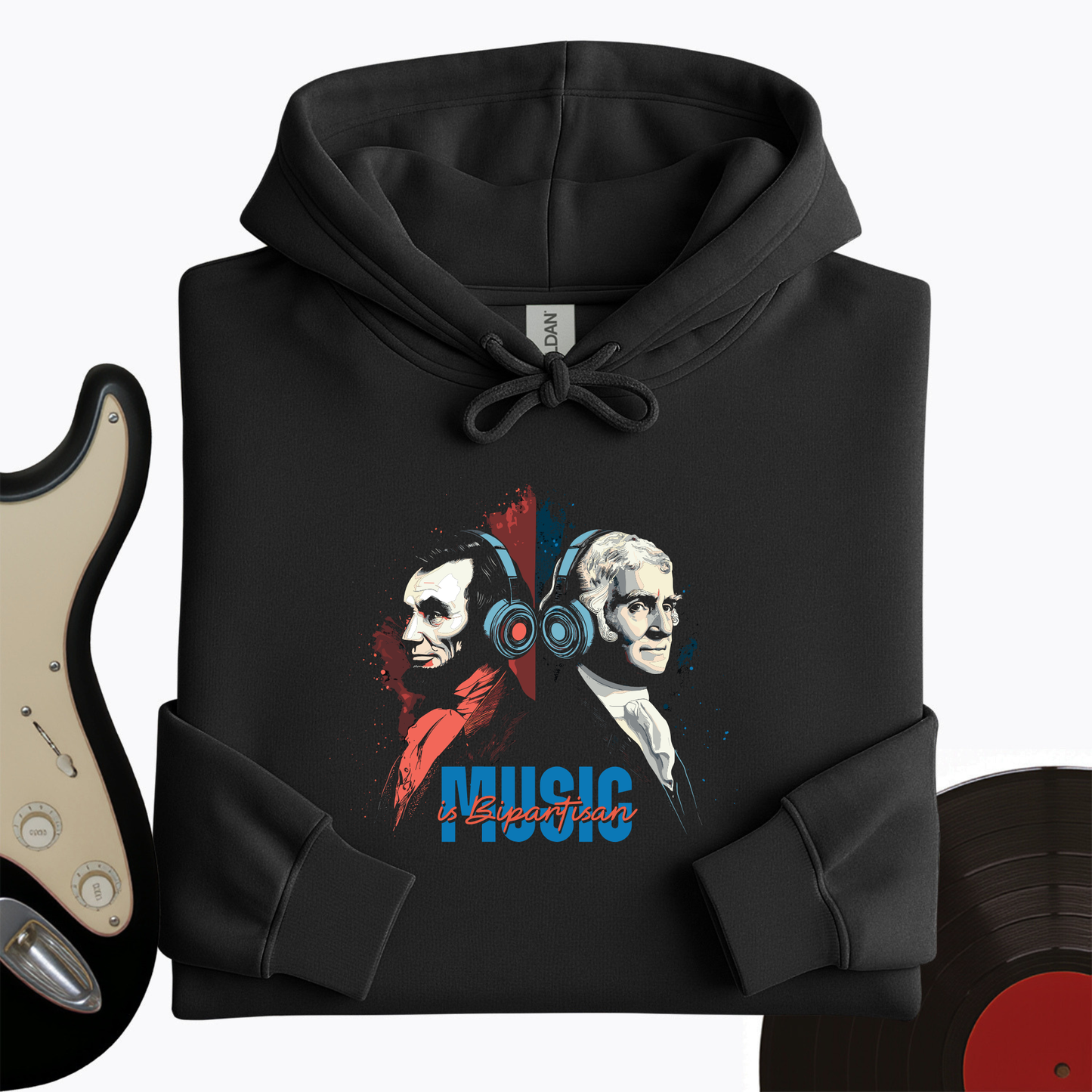 Music is Bipartisan Hoodie
