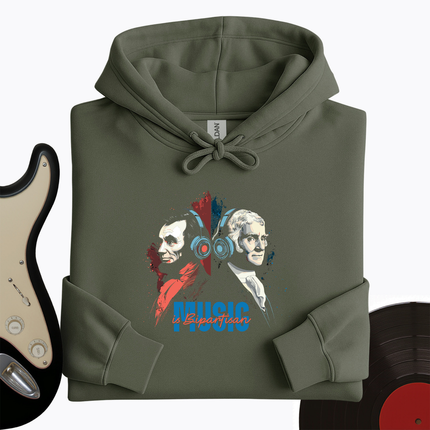 Music is Bipartisan Hoodie