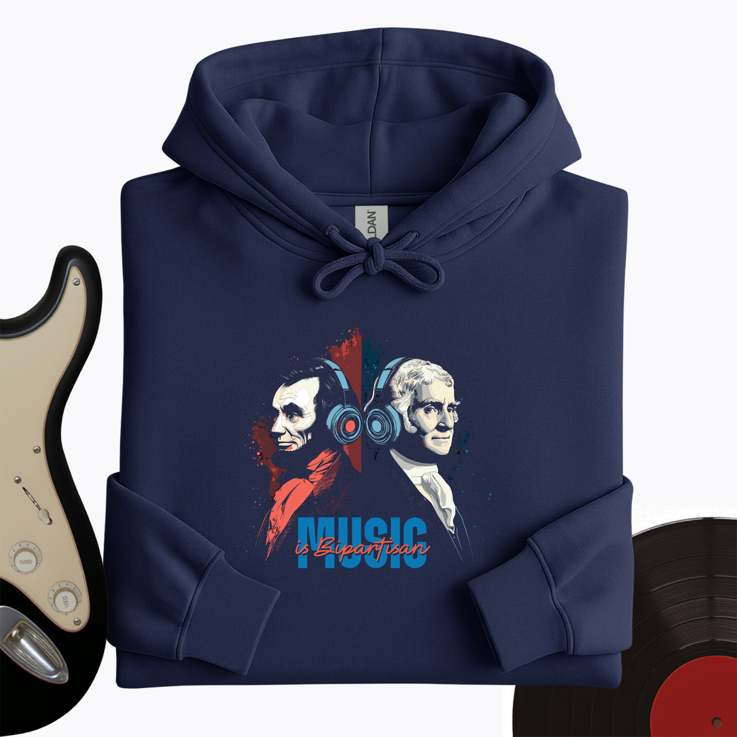 Music is Bipartisan Hoodie