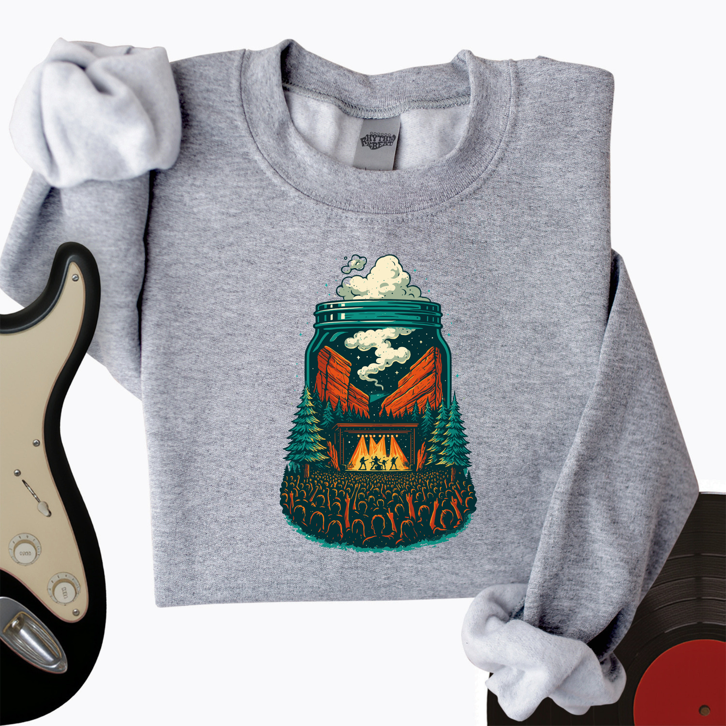 Bottle Up The Music Crewneck