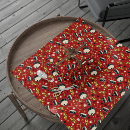 Drummer Wrapping Paper