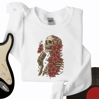 Skeleton Serenade Crewneck
