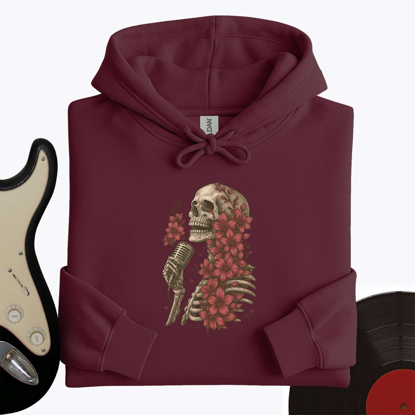 Skeleton Serenade Hoodie