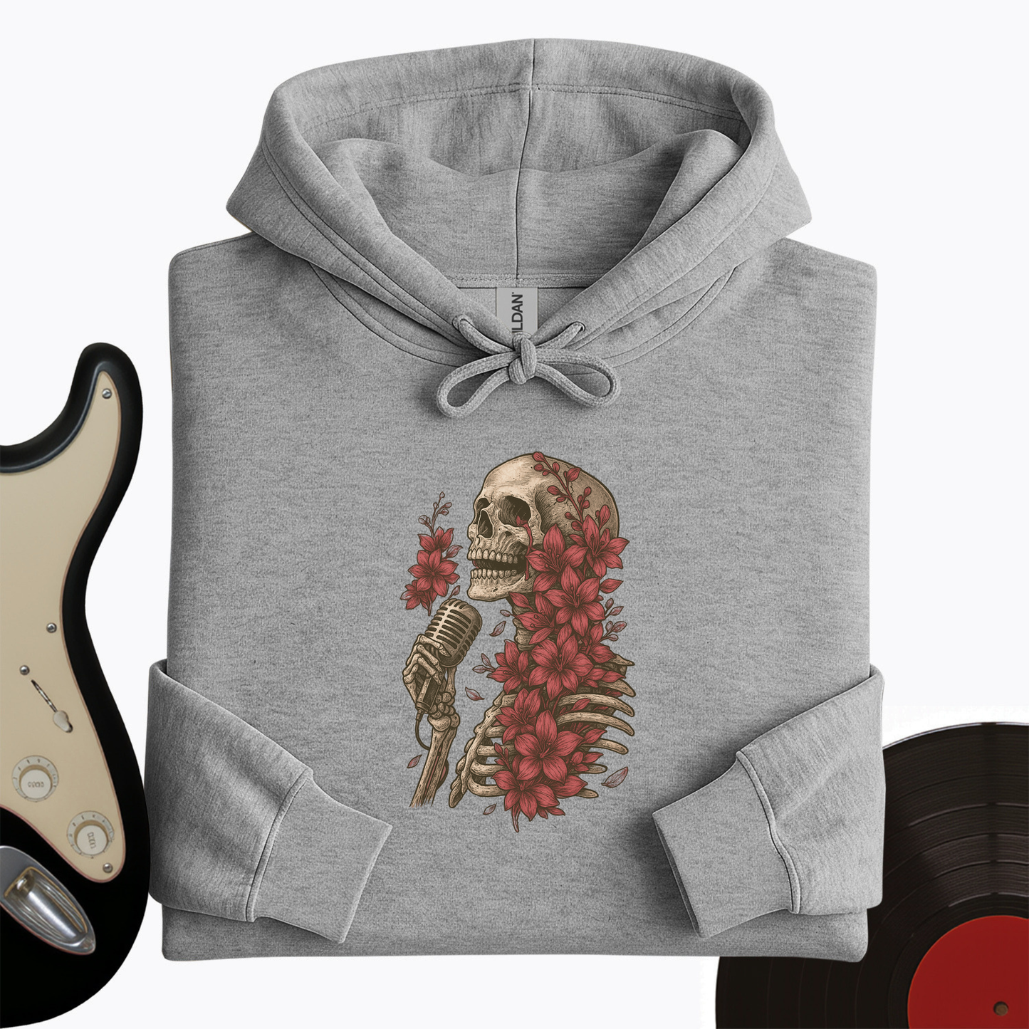 Skeleton Serenade Hoodie
