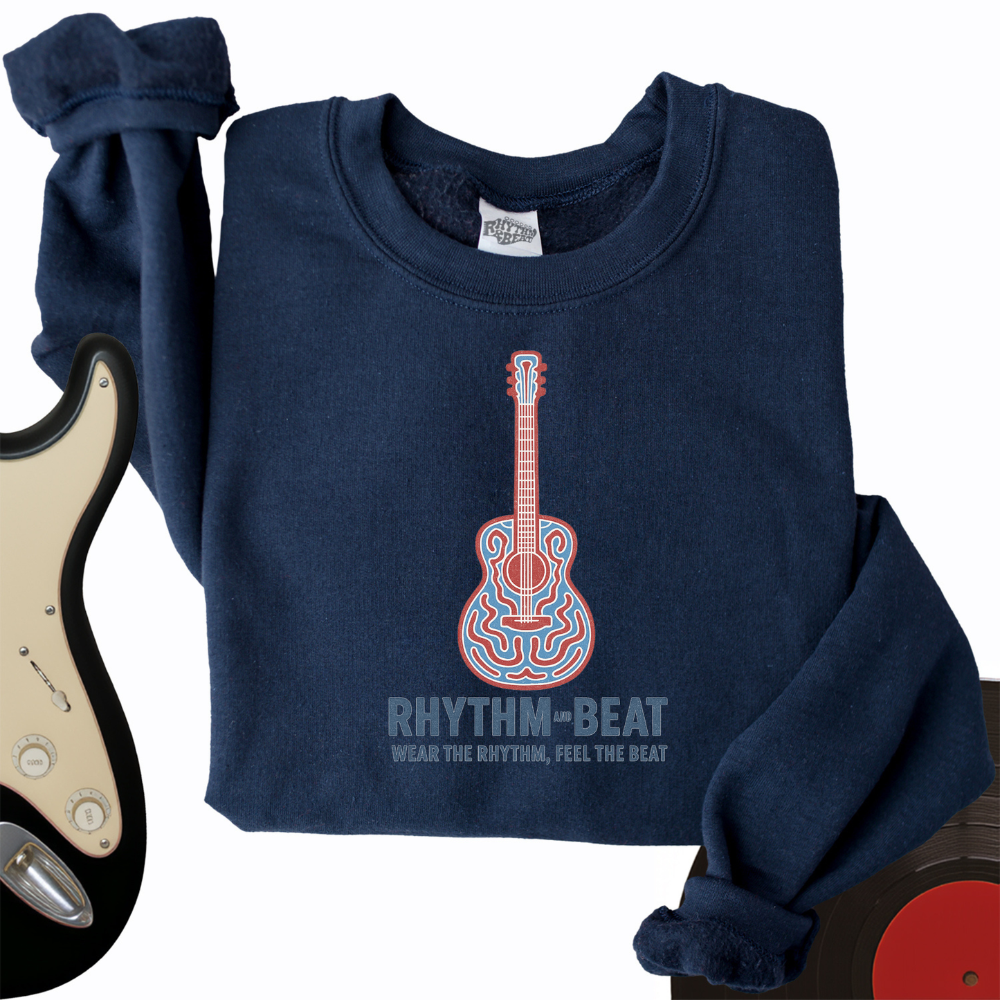 Rhythm & Beat Strings Crewneck