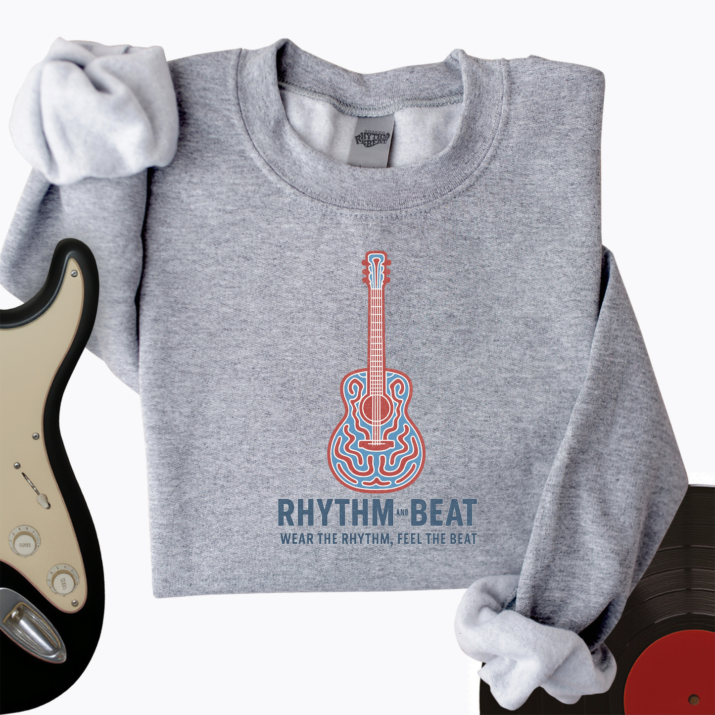 Rhythm & Beat Strings Crewneck