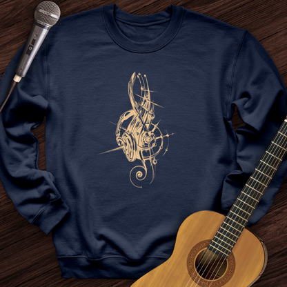 Treble Clef Headphones Crewneck