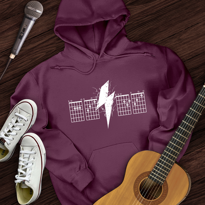 Lightning Bolt Guitar Chord Hoodie