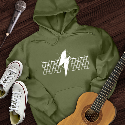Lightning Bolt Guitar Chord Hoodie