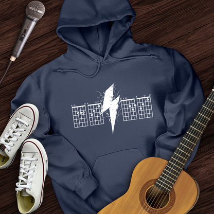Lightning Bolt Guitar Chord Hoodie