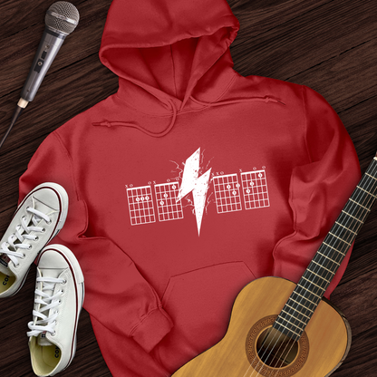 Lightning Bolt Guitar Chord Hoodie