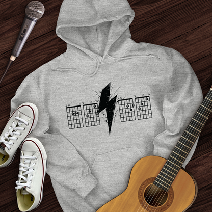 Lightning Bolt Guitar Chord Hoodie