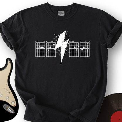 Lightning Bolt Guitar Chord T-Shirt