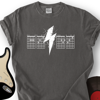 Lightning Bolt Guitar Chord T-Shirt