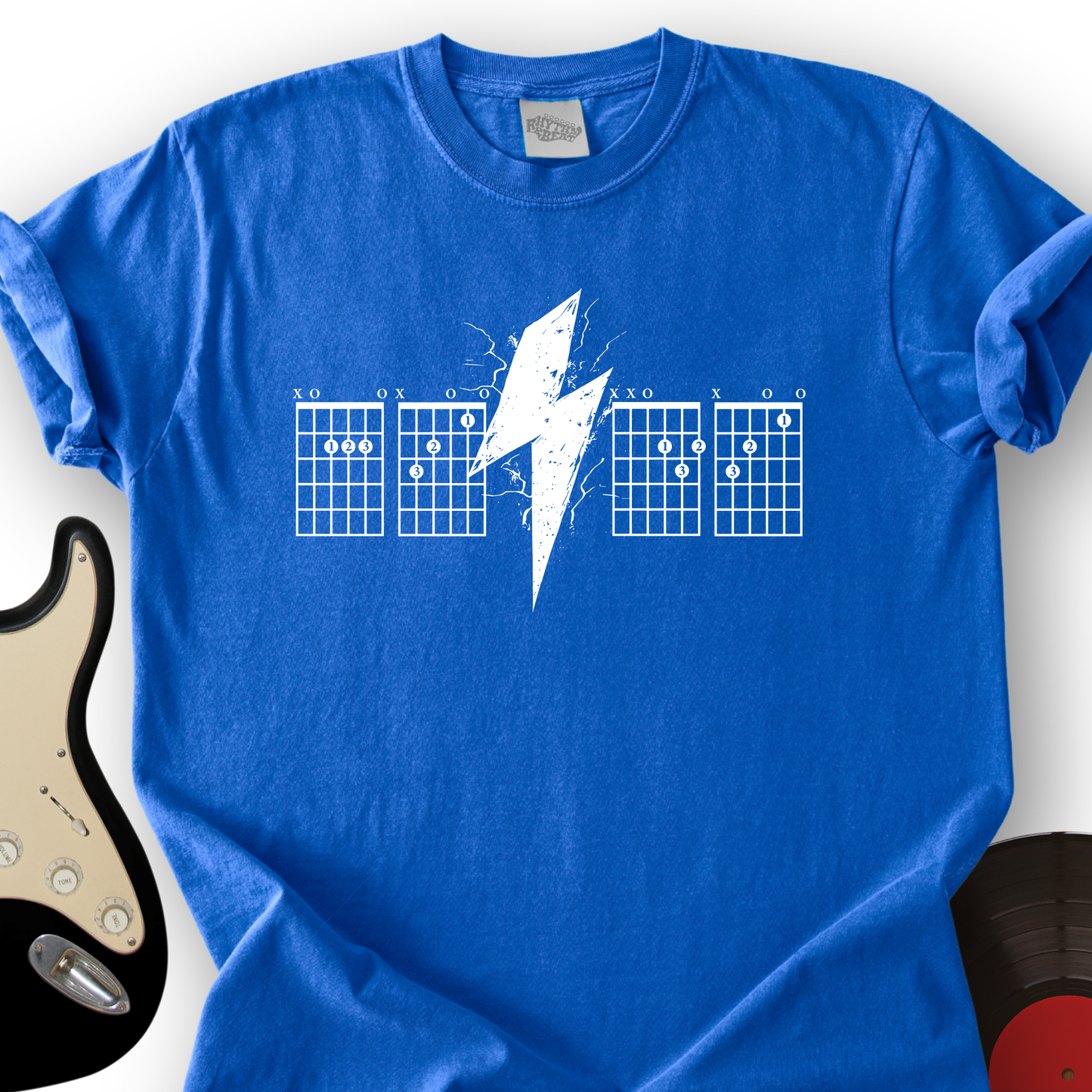 Lightning Bolt Guitar Chord T-Shirt