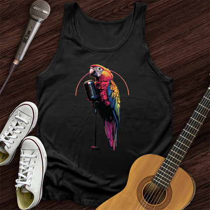 Parrot Microphone Unisex Tank Top
