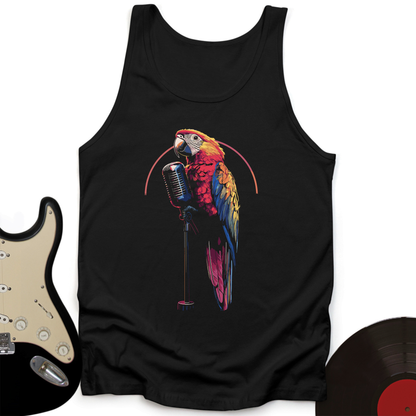 Parrot Microphone Unisex Tank Top