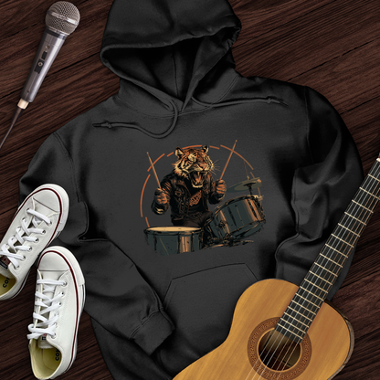 Tiger Drummer Hoodie