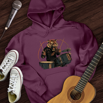 Tiger Drummer Hoodie