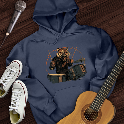 Tiger Drummer Hoodie