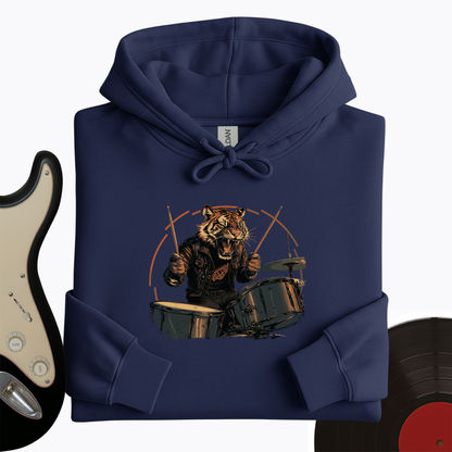 Tiger Drummer Hoodie